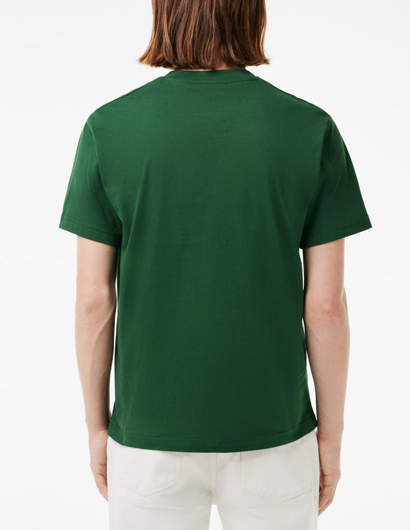 Camiseta Lacoste con Logo Verde Hombre