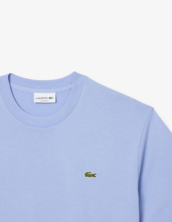 Camiseta Lacoste con Logo Morada Hombre