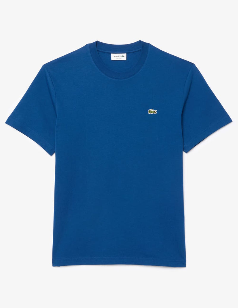 Camiseta Lacoste con Logo Azul Hombre