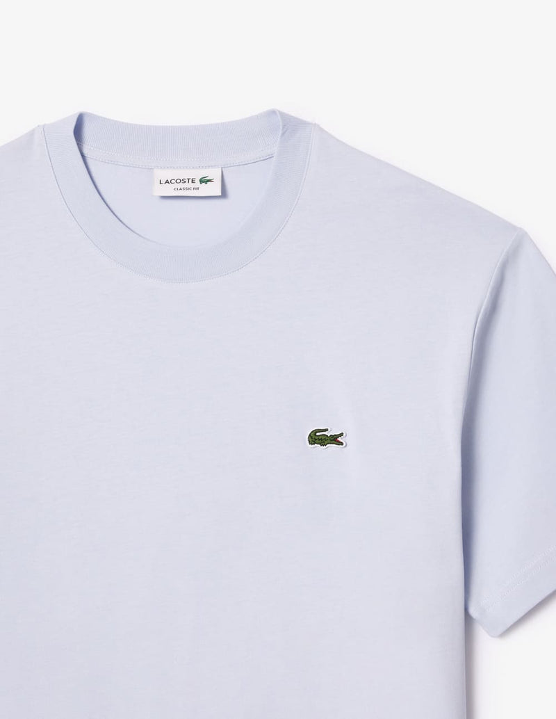 Camiseta Lacoste con Logo Azul Hombre