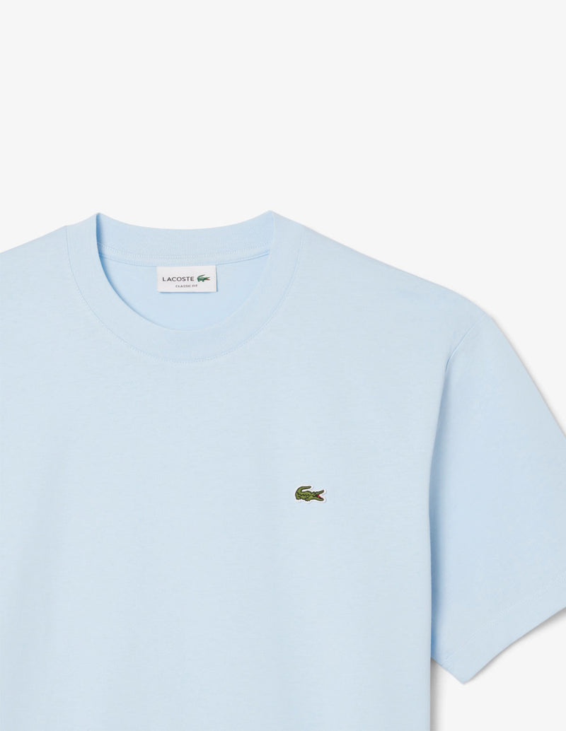Camiseta Lacoste con Logo Azul Hombre