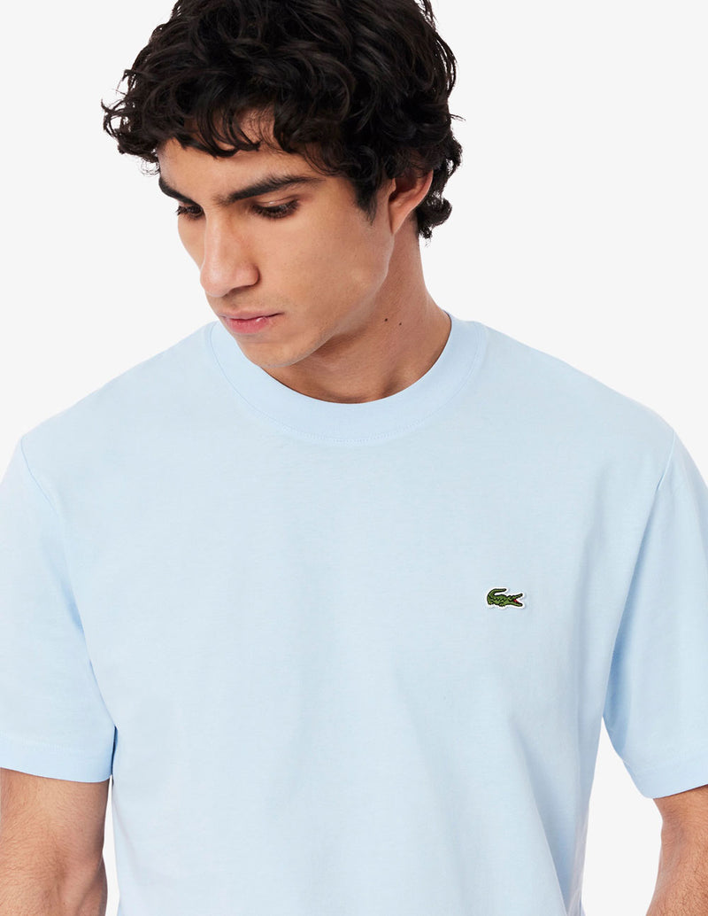 Camiseta Lacoste con Logo Azul Hombre