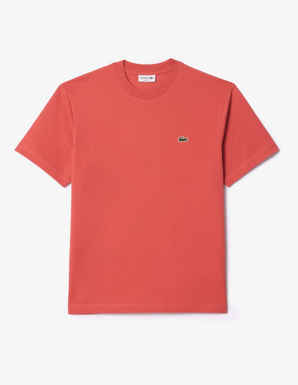 Camiseta Lacoste con Logo Roja Hombre