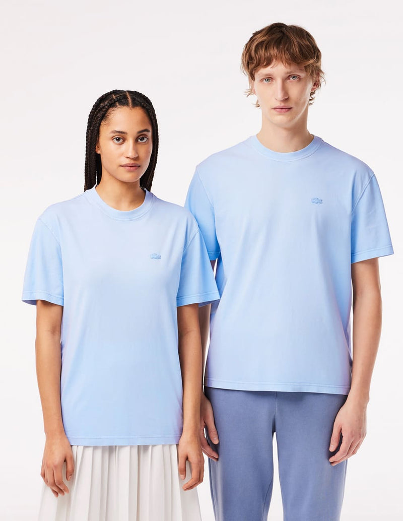 Camiseta Lacoste Natural Dyed Azul Unisex