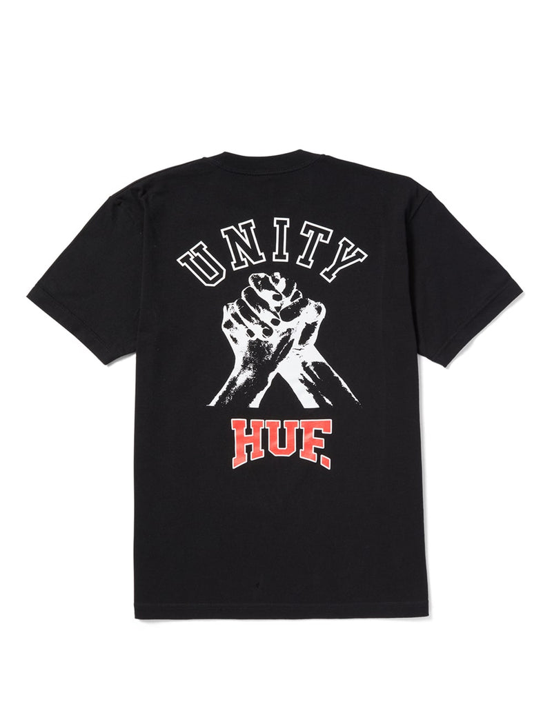 Camiseta HUF Unity Song Negra Hombre