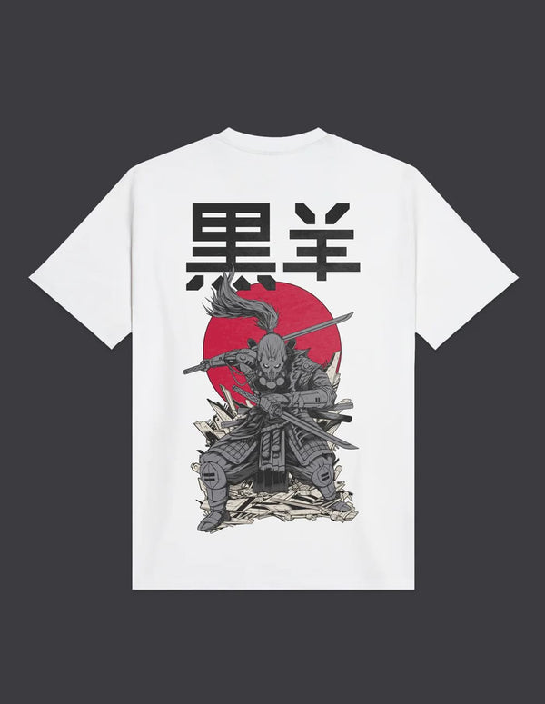 Camiseta Dolly Noire Miyamoto Musashi Blanca Hombre