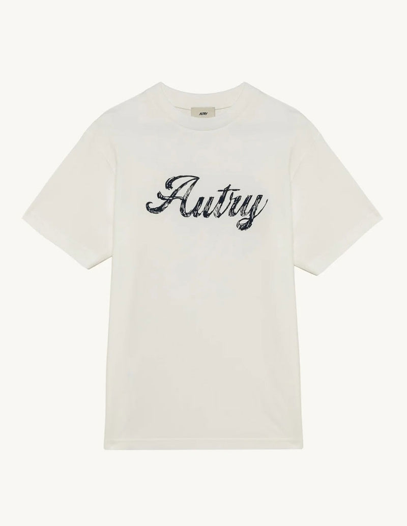 Camiseta Autry Heritage Logo Graphic Blanca Hombre
