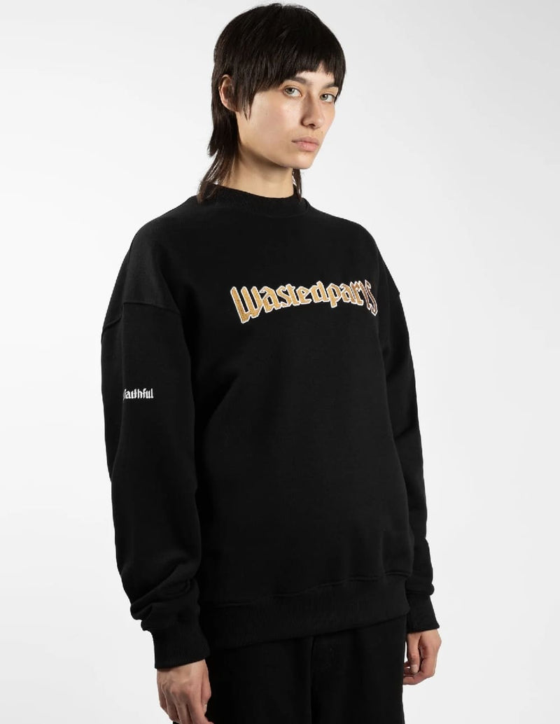 Sudadera WASTED United Negra Unisex