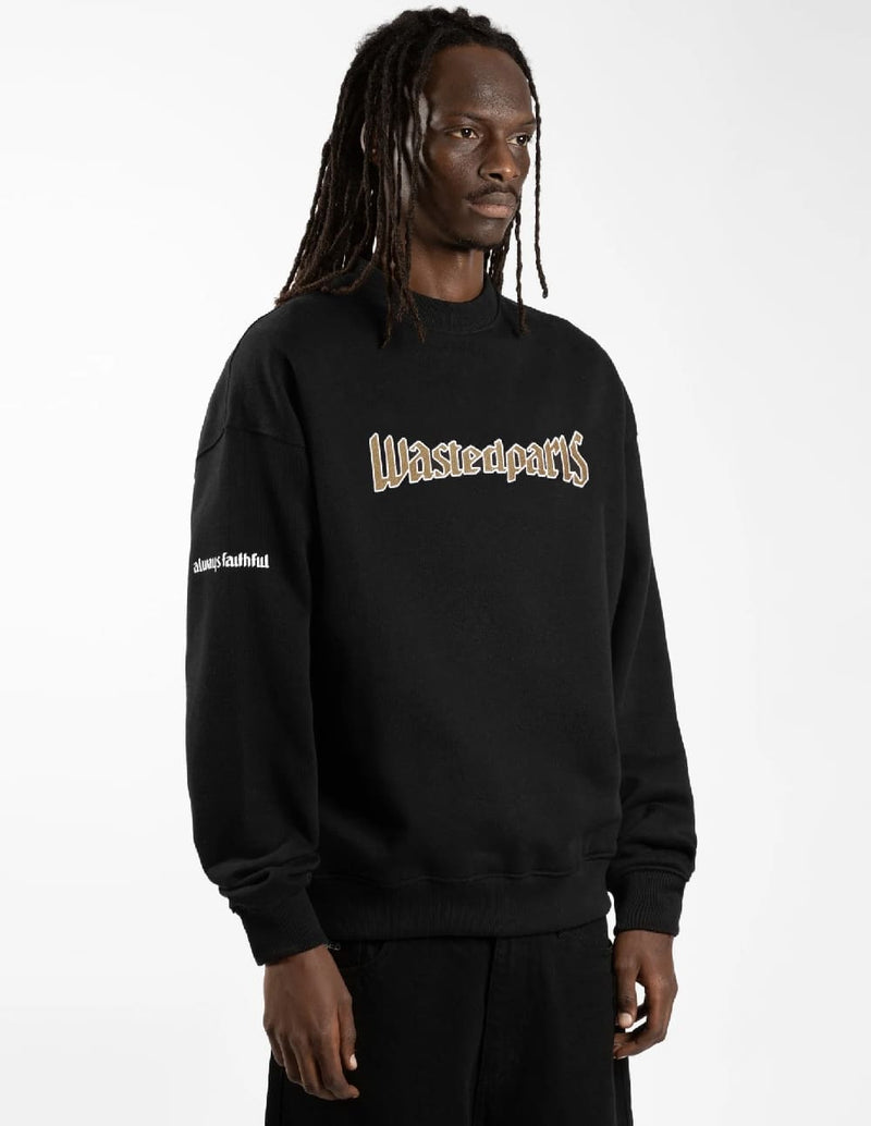 Sudadera WASTED United Negra Unisex