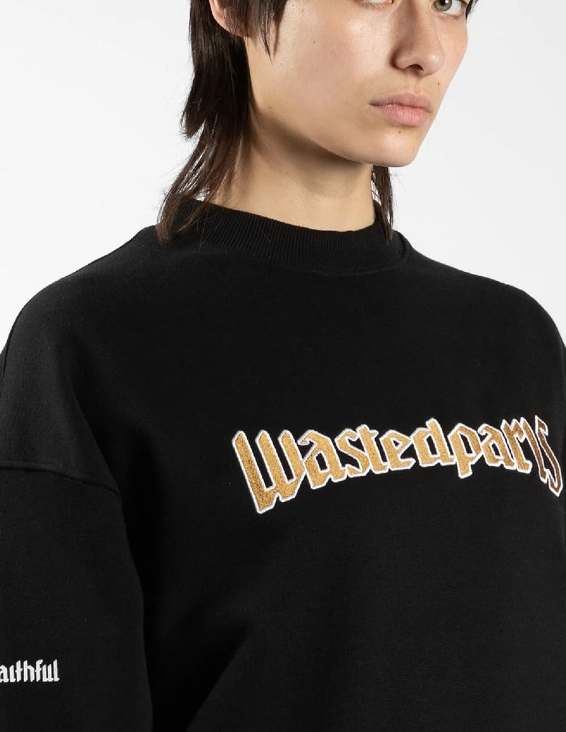 Sudadera WASTED United Negra Unisex