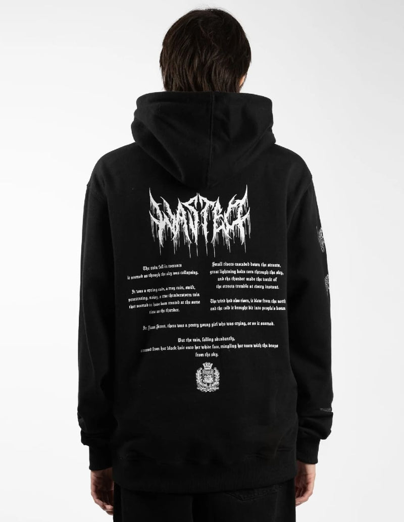 Sudadera con Capucha WASTED Vault Negra Unisex