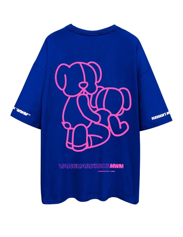 Camiseta MWM Vanguard's Dog Azul Unisex