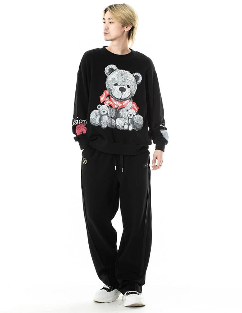 Sudadera MWM Teddy Negra Unisex