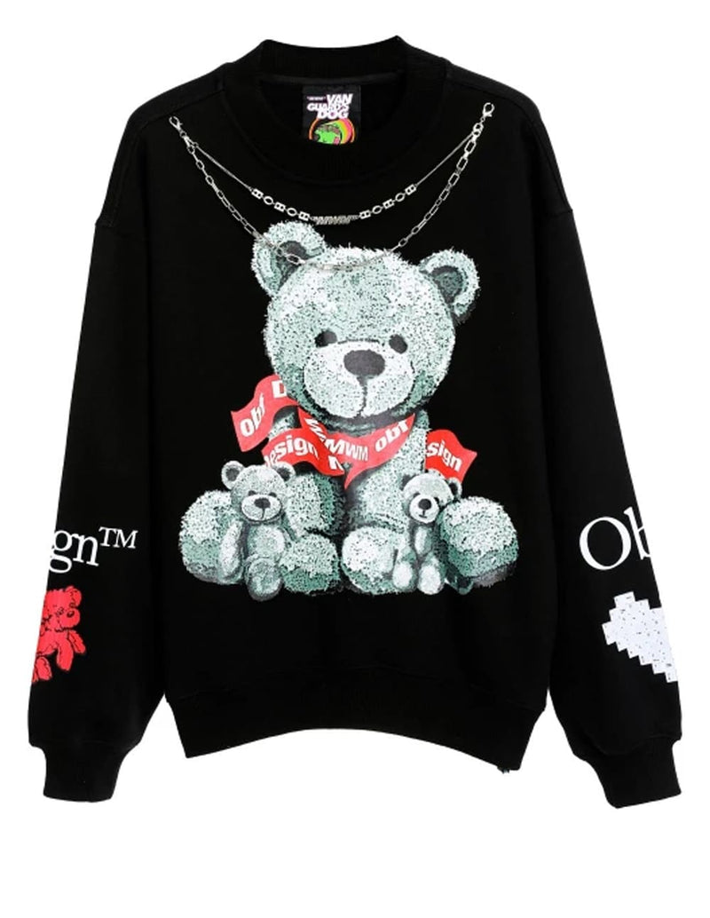 Sudadera MWM Teddy Negra Unisex