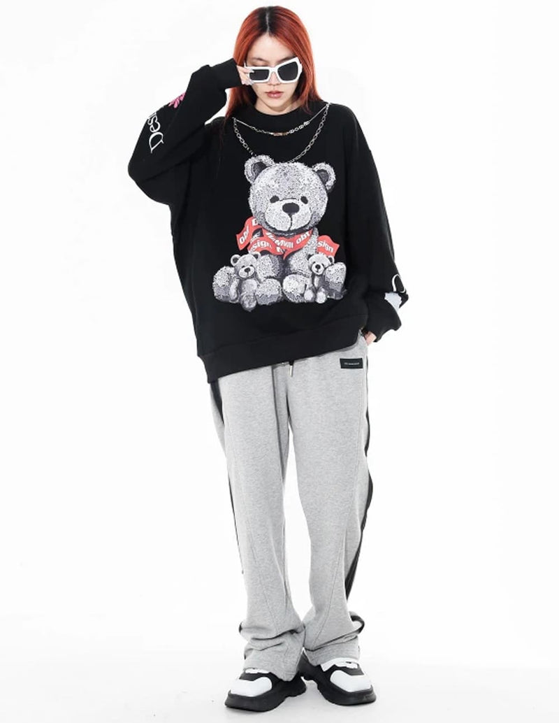 Sudadera MWM Teddy Negra Unisex