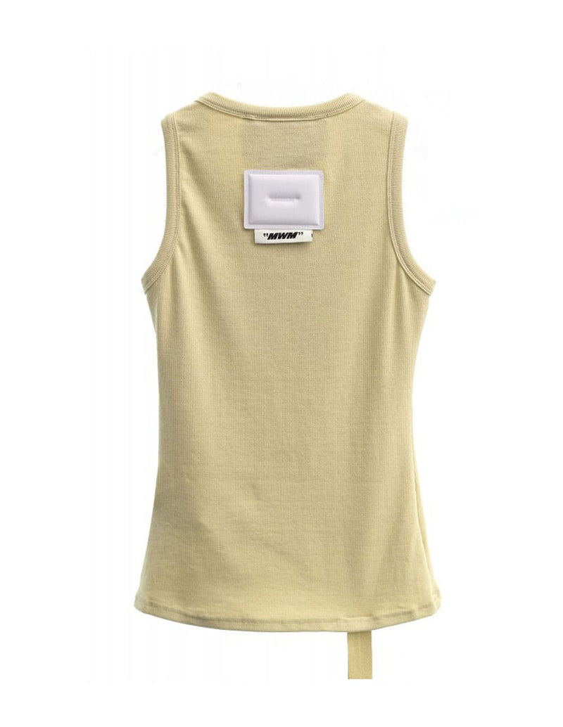 Camiseta MWM Teddy de Tirantes Beige Mujer