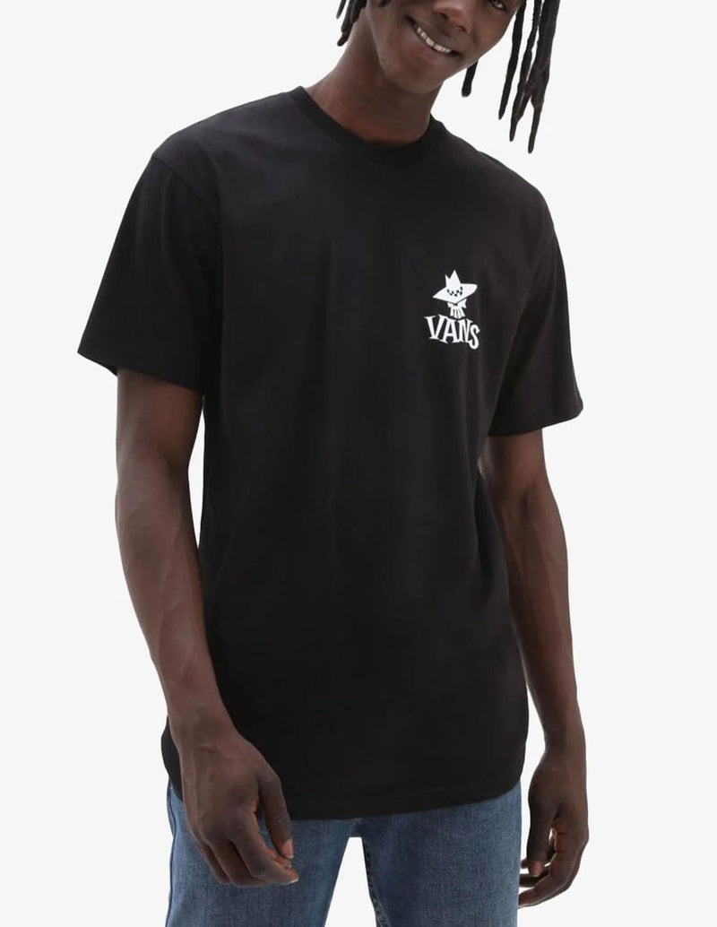 Camiseta Vans Sketchy Friend Negra Hombre