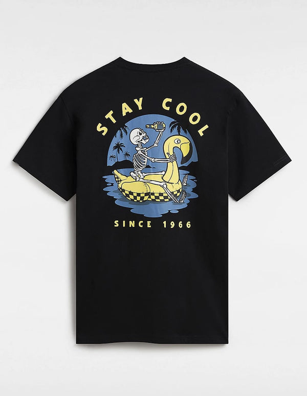 Camiseta Vans Stay Cool Negra Hombre
