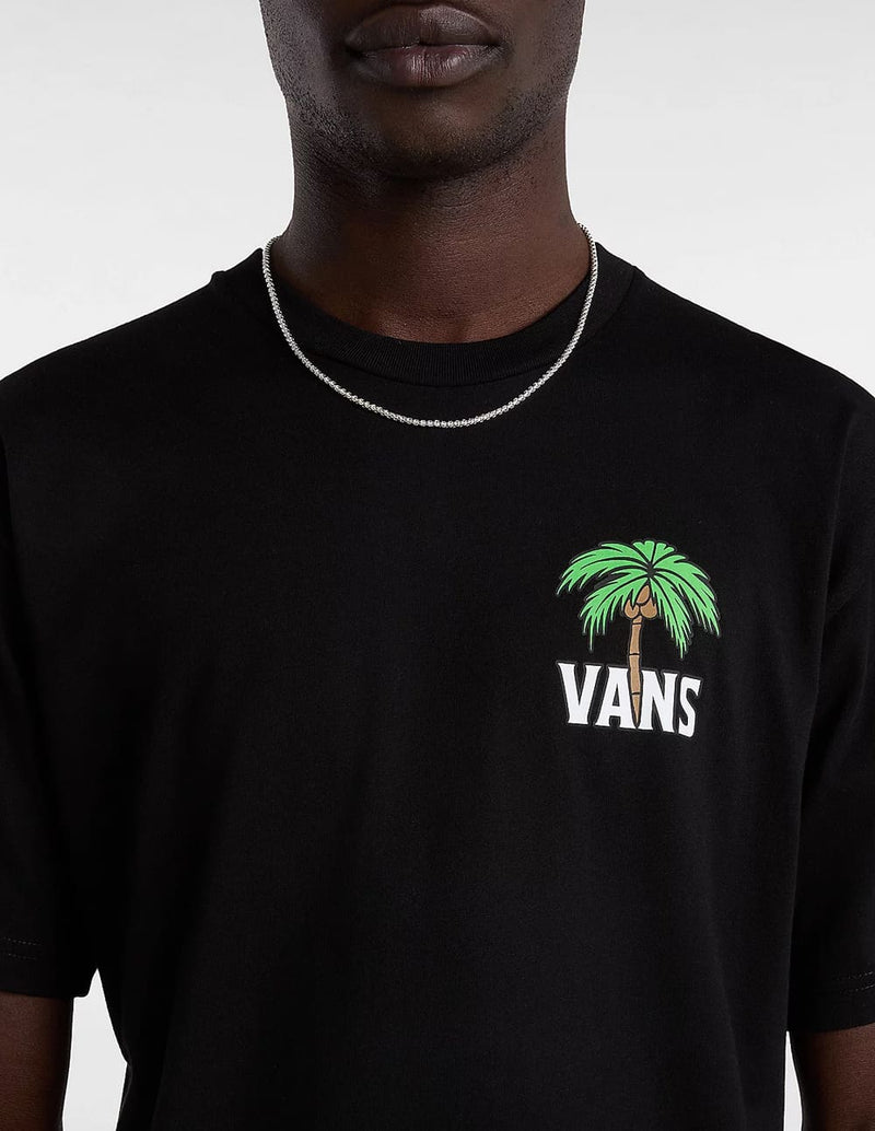 Camiseta Vans Down Time Negra Hombre