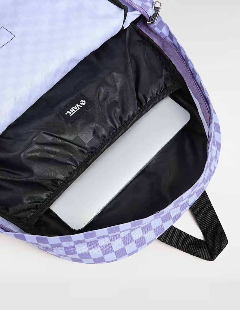 Mochila Vans Old Skool Checkerboard Morada Unisex 42 x 32 x 12