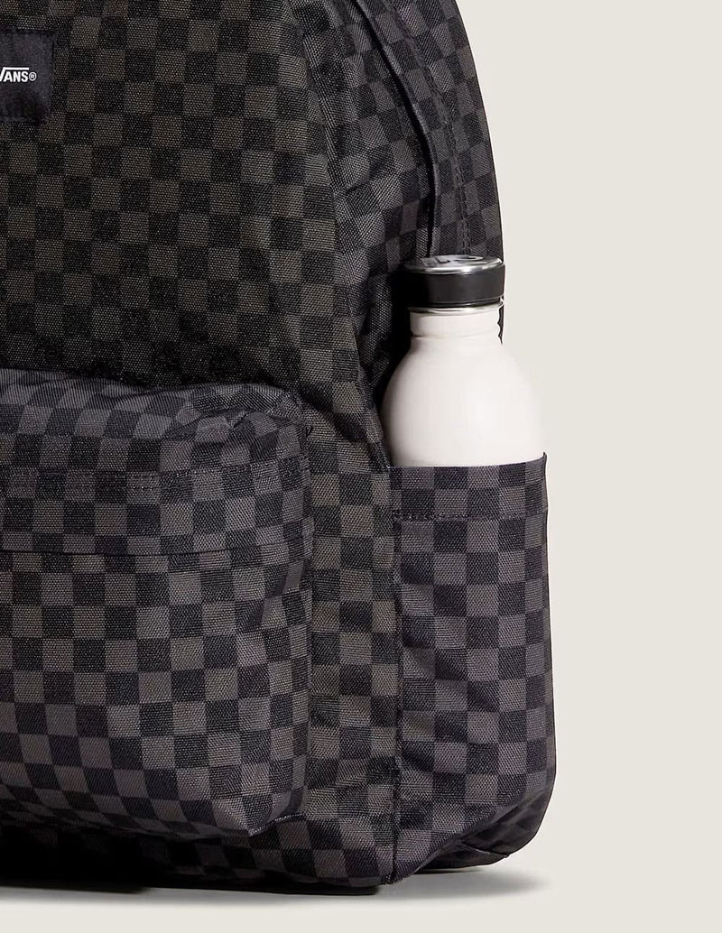Mochila Vans Old Skool Check Gris Unisex 42 x 32 x 12