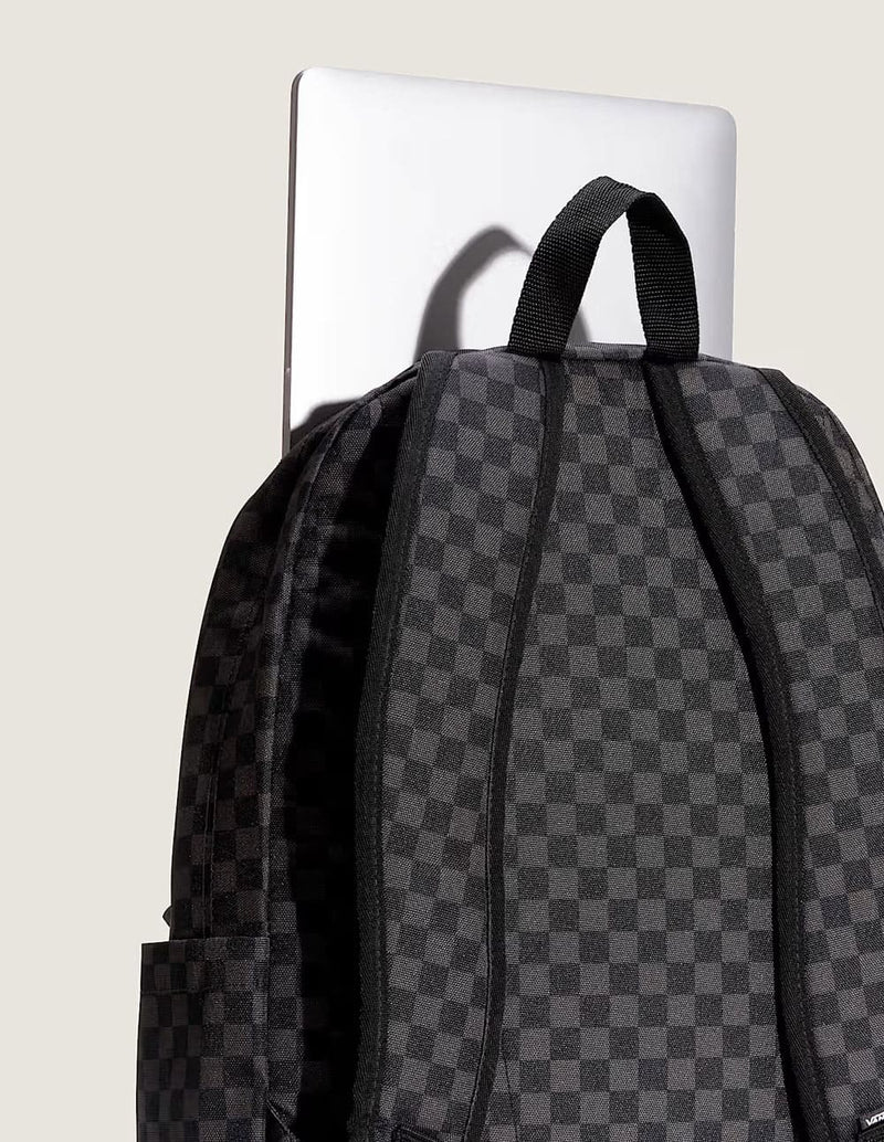 Mochila Vans Old Skool Check Gris Unisex 42 x 32 x 12