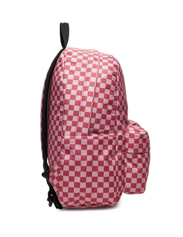 Mochila Vans Old Skool Checkerboard Rosa Unisex 42 x 32 x 12