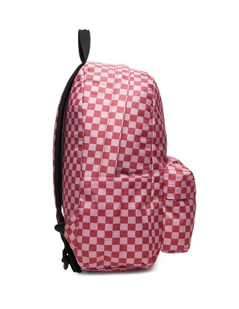 Mochila Vans Old Skool Checkerboard Rosa Unisex 42 x 32 x 12