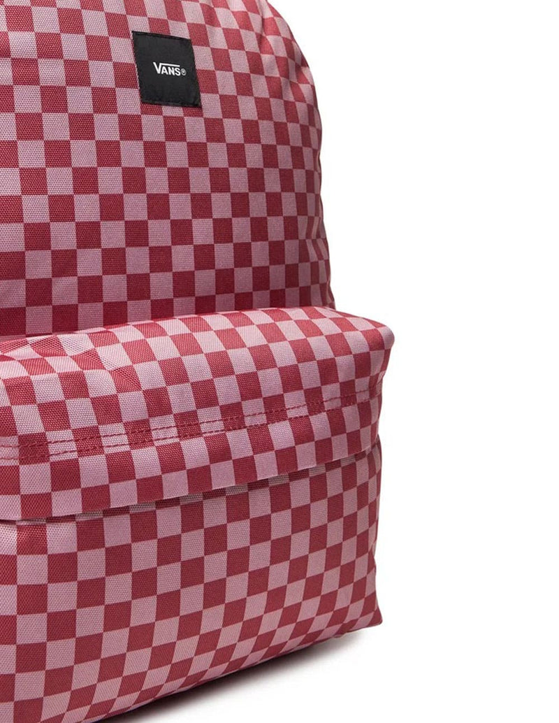 Mochila Vans Old Skool Checkerboard Rosa Unisex 42 x 32 x 12