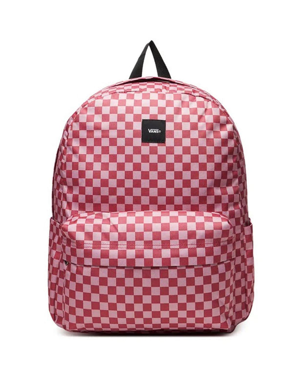 Mochila Vans Old Skool Checkerboard Rosa Unisex 42 x 32 x 12