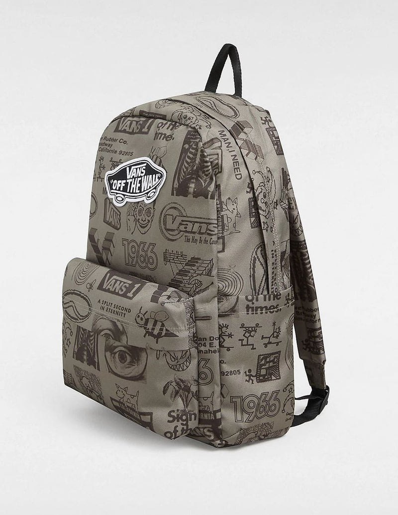 Mochila Vans Old Skool Classic Marrón Unisex 32 x 42 x 12