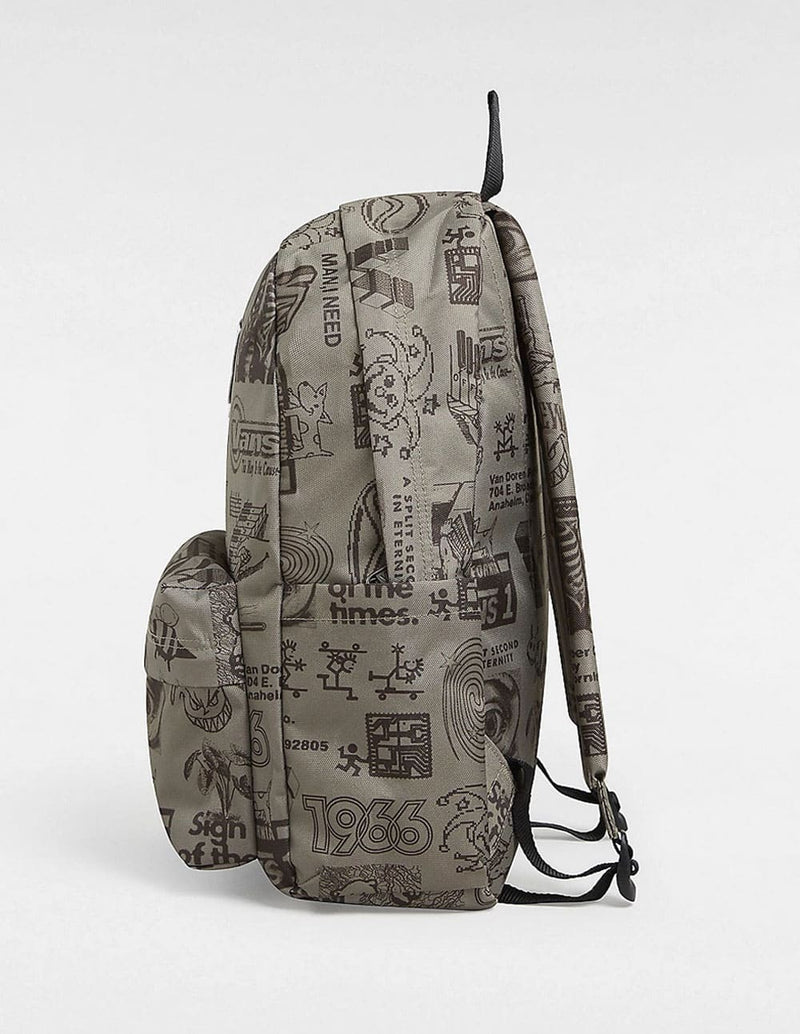 Mochila Vans Old Skool Classic Marrón Unisex 32 x 42 x 12