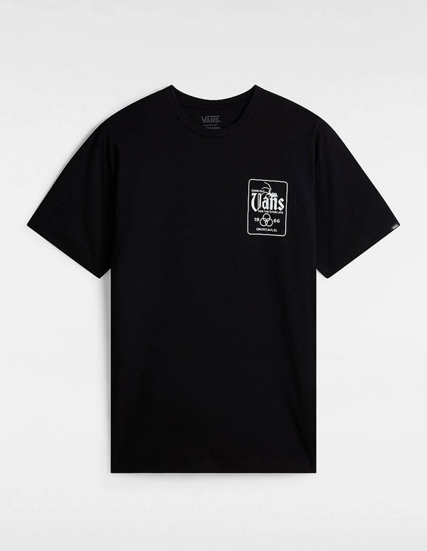 Camiseta Vans Bucket List Negra Hombre