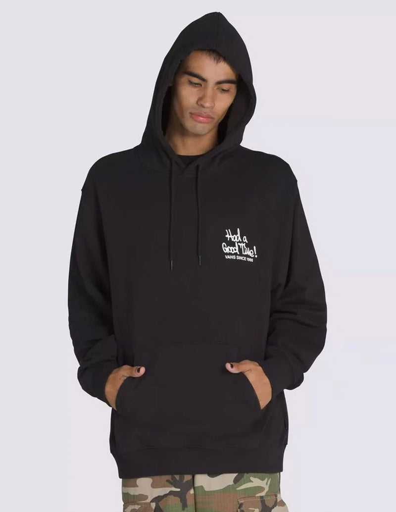 Sudadera con Capucha Vans Good Time Negra Unisex