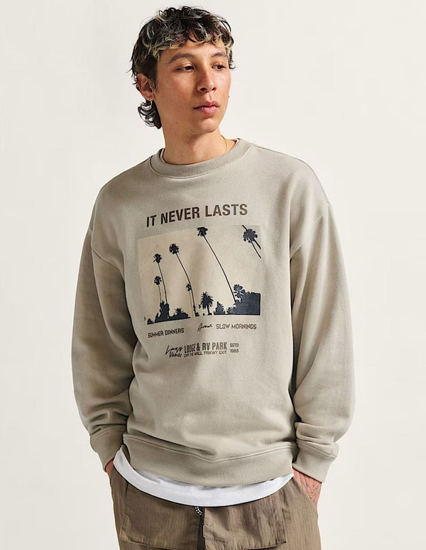 Sudadera Vans Photo Neverlasting Gris Unisex