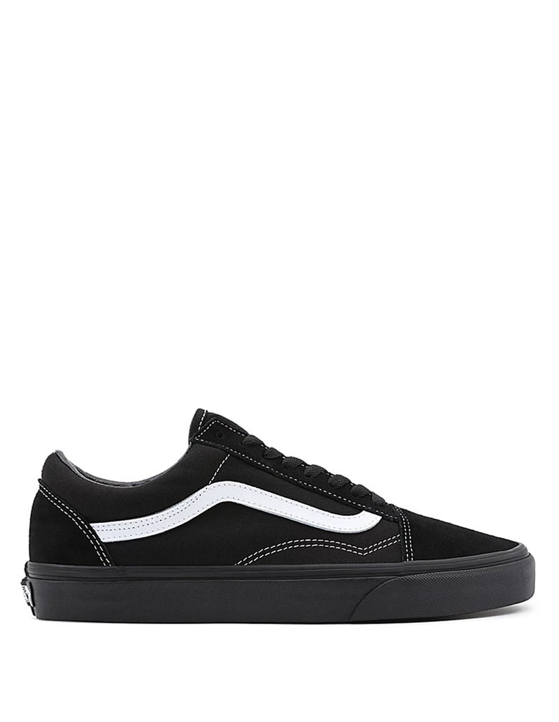 Vans Old Skool de Ante y Lona Negras Unisex