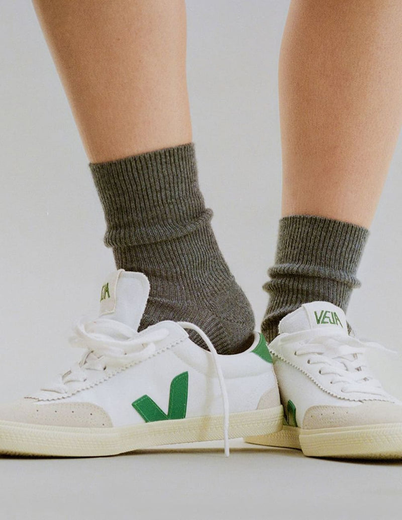 Veja Volley Canvas Blancas y Verdes Unisex