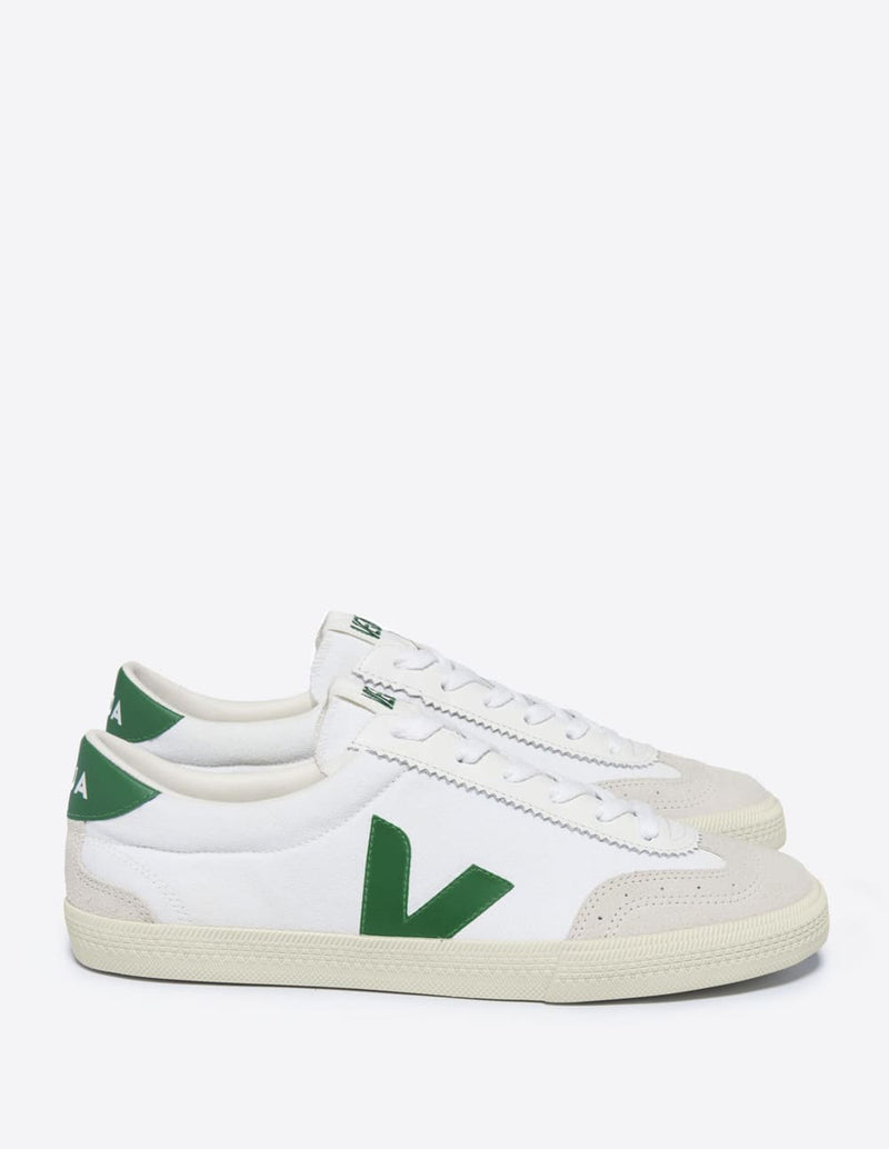 Veja Volley Canvas Blancas y Verdes Unisex