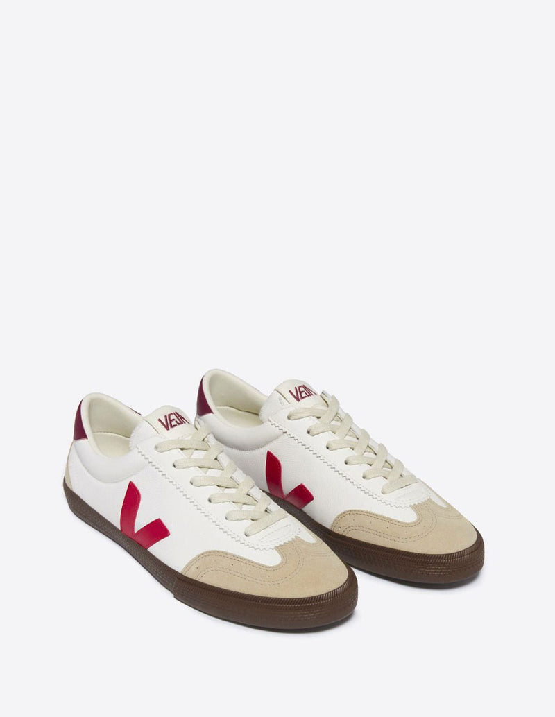 Veja Volley Leather Blancas y Beiges Unisex