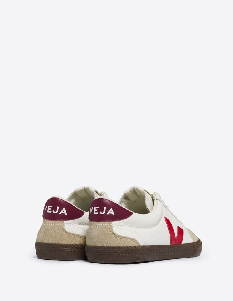 Veja Volley Leather Blancas y Beiges Unisex