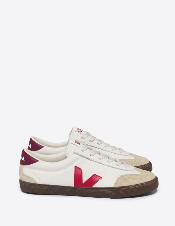 Veja Volley Leather Blancas y Beiges Unisex