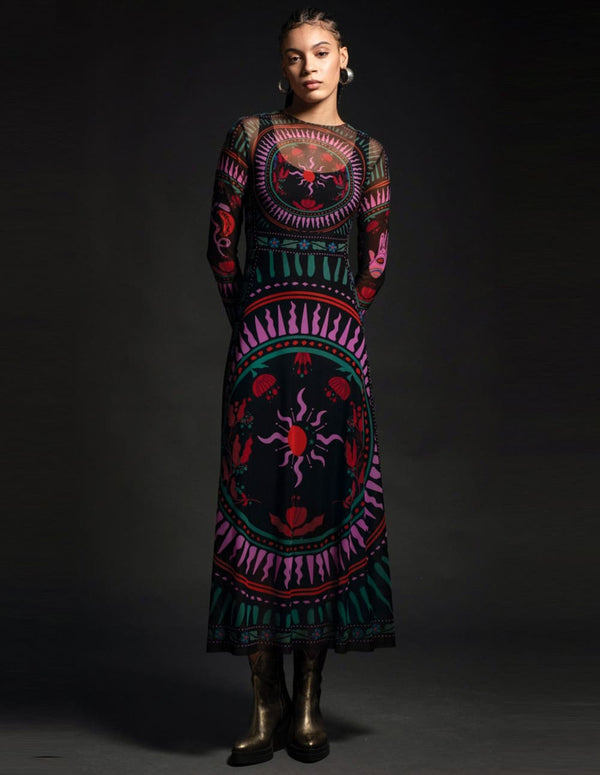 Vestido Peace and Chaos Infinity Multicolor Mujer