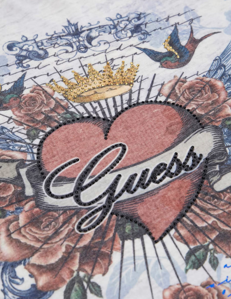 Camiseta GUESS con Estampado Multicolor Mujer