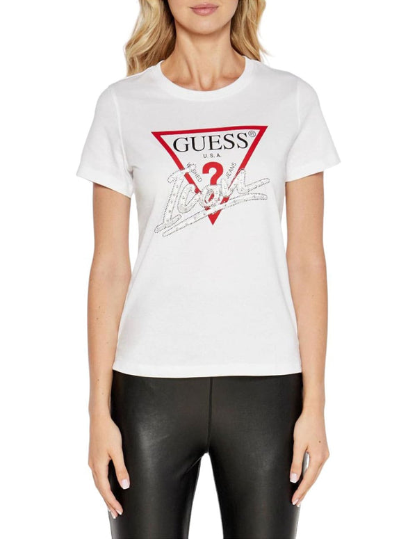 Camiseta GUESS Icon Blanco Mujer