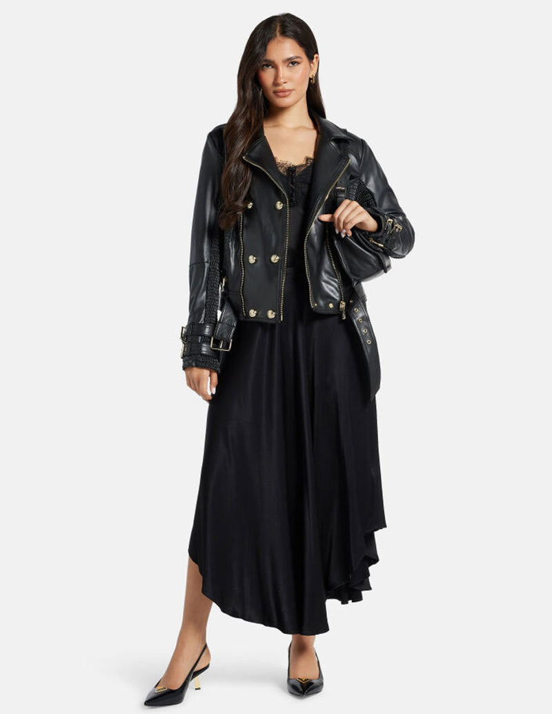 Chaqueta GUESS Myla Negra Mujer