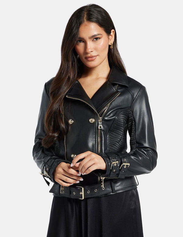 Chaqueta GUESS Myla Negra Mujer