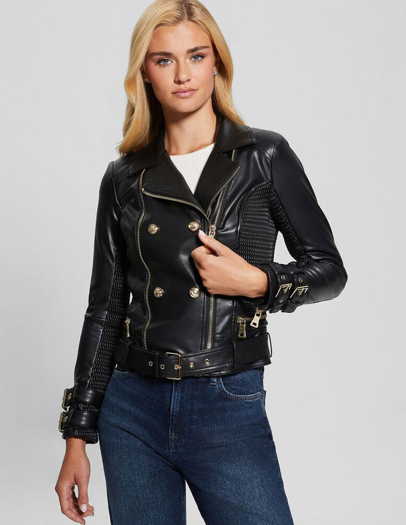 Chaqueta GUESS Myla Negra Mujer