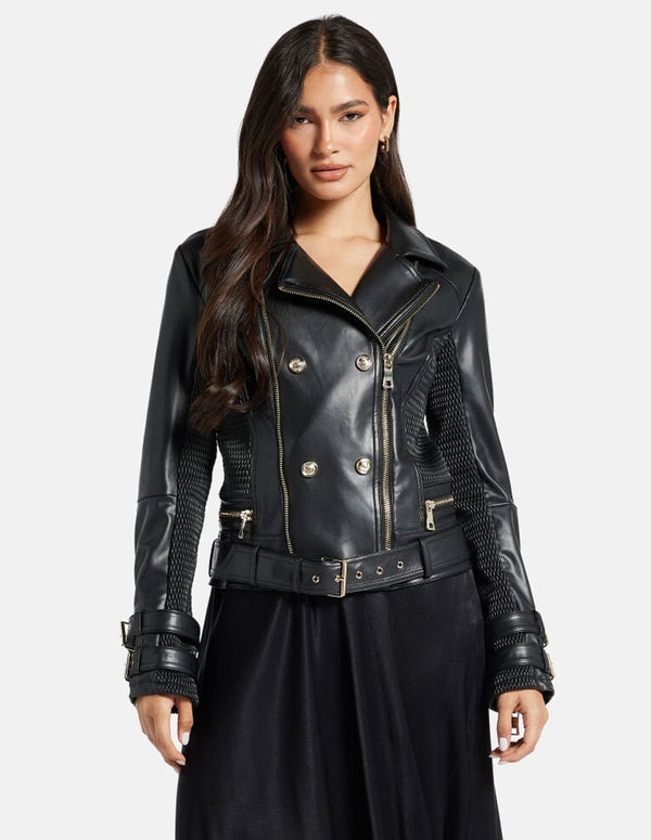 Chaqueta GUESS Myla Negra Mujer