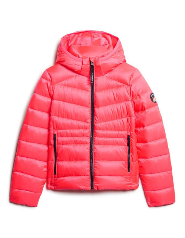 Plumas Superdry Fuji Quilt Rosa Mujer