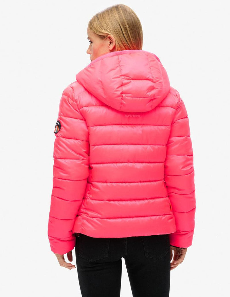 Plumas Superdry Fuji Quilt Rosa Mujer